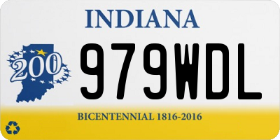 IN license plate 979WDL