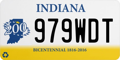 IN license plate 979WDT