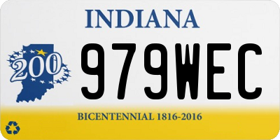 IN license plate 979WEC