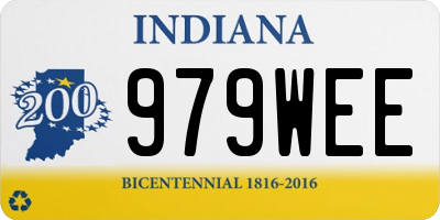 IN license plate 979WEE
