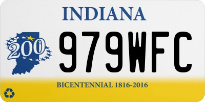 IN license plate 979WFC