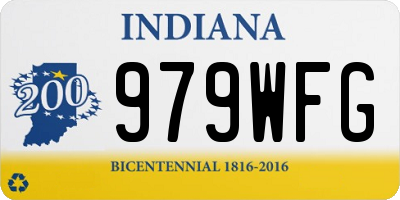 IN license plate 979WFG