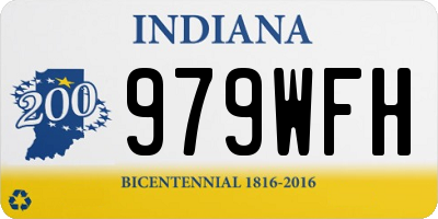IN license plate 979WFH