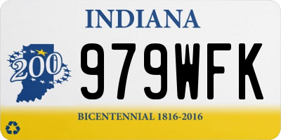 IN license plate 979WFK