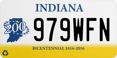 IN license plate 979WFN