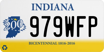 IN license plate 979WFP