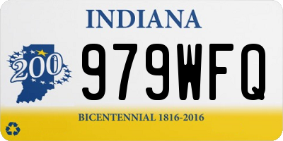IN license plate 979WFQ