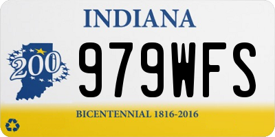 IN license plate 979WFS