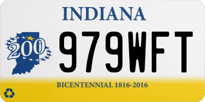 IN license plate 979WFT