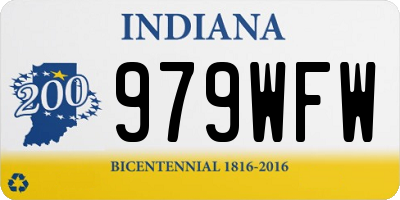 IN license plate 979WFW