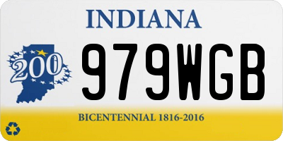 IN license plate 979WGB