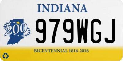 IN license plate 979WGJ