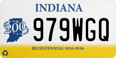 IN license plate 979WGQ