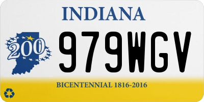 IN license plate 979WGV