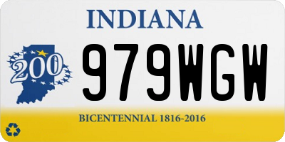 IN license plate 979WGW