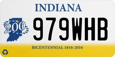 IN license plate 979WHB