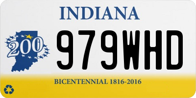 IN license plate 979WHD