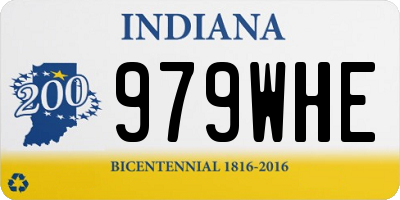 IN license plate 979WHE