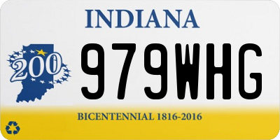 IN license plate 979WHG