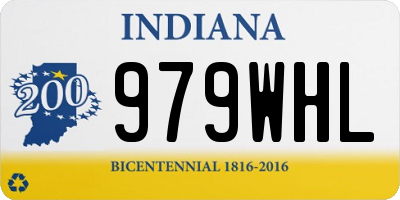 IN license plate 979WHL