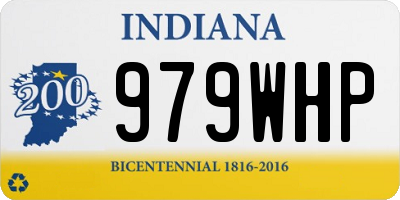 IN license plate 979WHP