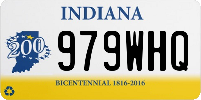 IN license plate 979WHQ