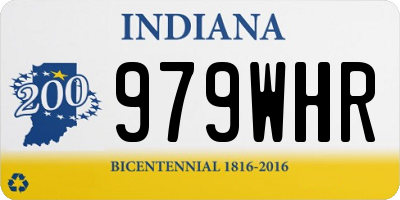 IN license plate 979WHR