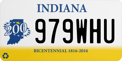IN license plate 979WHU