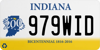 IN license plate 979WID