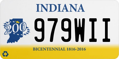 IN license plate 979WII