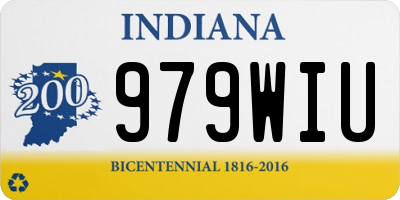 IN license plate 979WIU