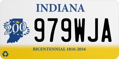 IN license plate 979WJA