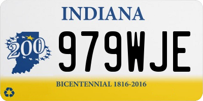 IN license plate 979WJE
