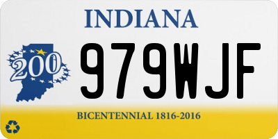 IN license plate 979WJF