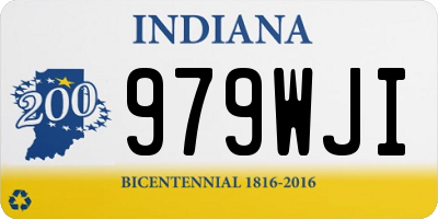 IN license plate 979WJI
