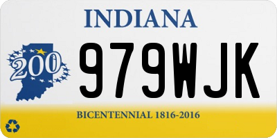 IN license plate 979WJK