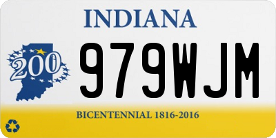 IN license plate 979WJM