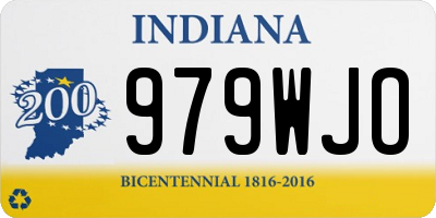 IN license plate 979WJO