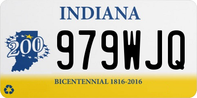 IN license plate 979WJQ