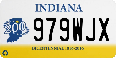 IN license plate 979WJX