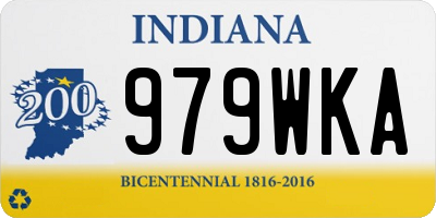 IN license plate 979WKA