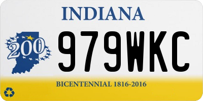 IN license plate 979WKC