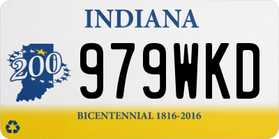IN license plate 979WKD