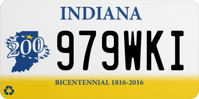 IN license plate 979WKI