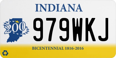 IN license plate 979WKJ