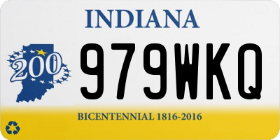 IN license plate 979WKQ