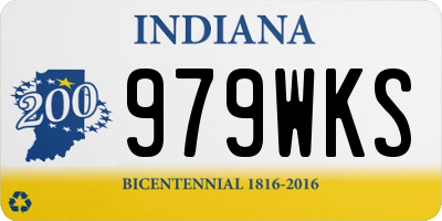 IN license plate 979WKS
