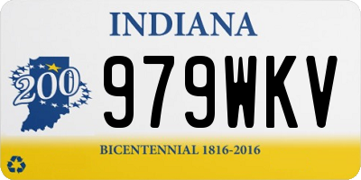 IN license plate 979WKV