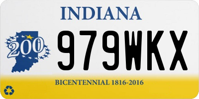 IN license plate 979WKX