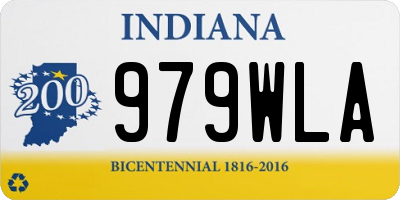 IN license plate 979WLA